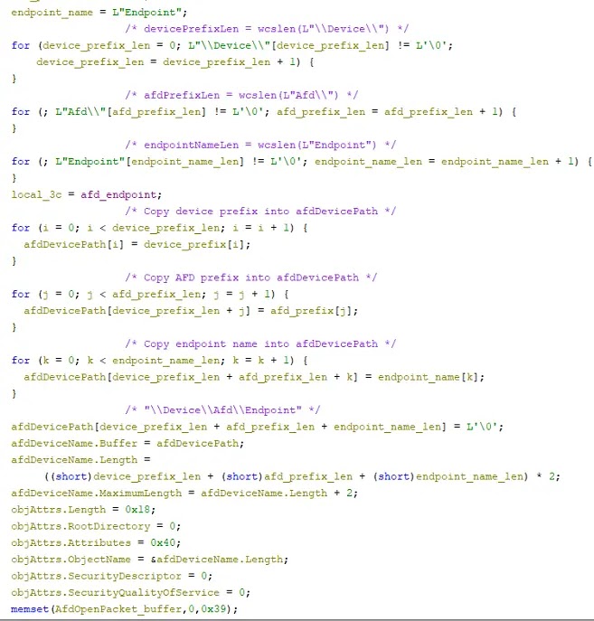 Δημιουργία τελικού σημείου AFD με δομή Object_Attribute (Πηγή - Δεδομένα G)